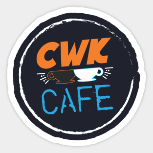 CWK Cafe Logo Tees, Mugs, Stickers, & More Sticker